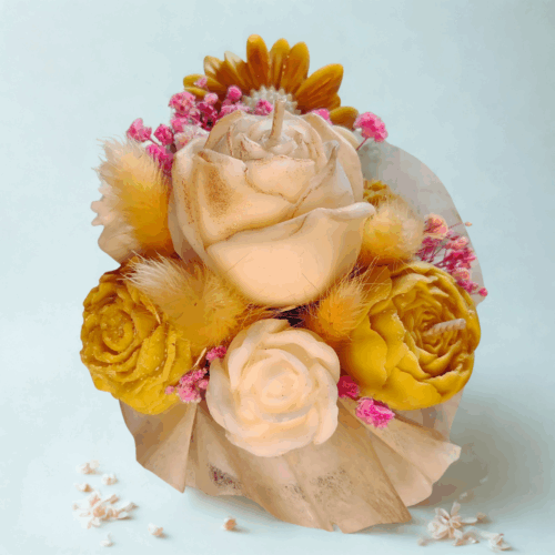 Bouquet de cire <br>Fleur de coton – Image 2